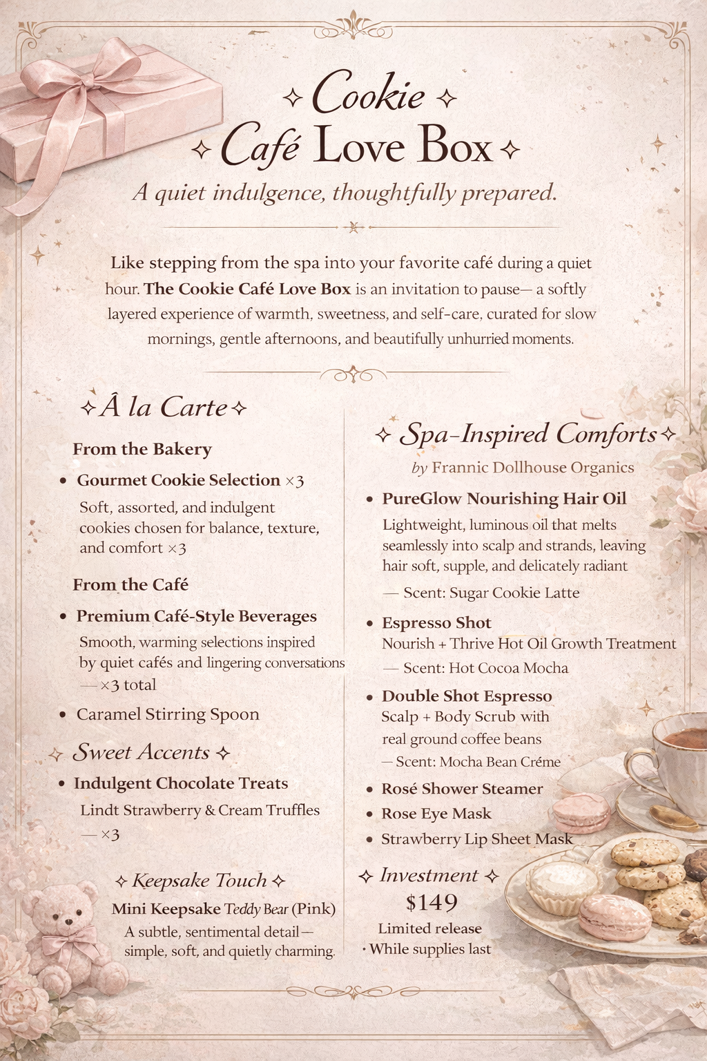 Cookie Café Love Box