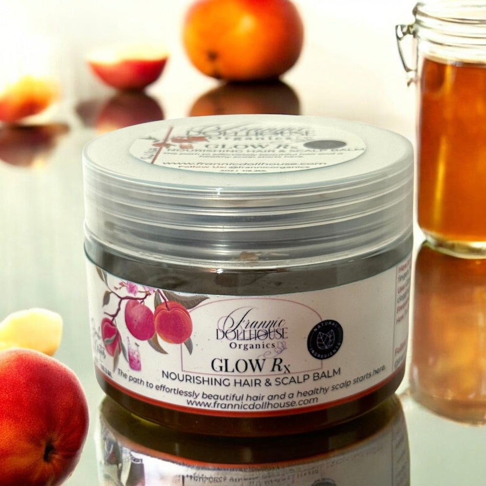 Glow Rx Nourishing Hair & Scalp Balm Intense - Peach Nectar image 0