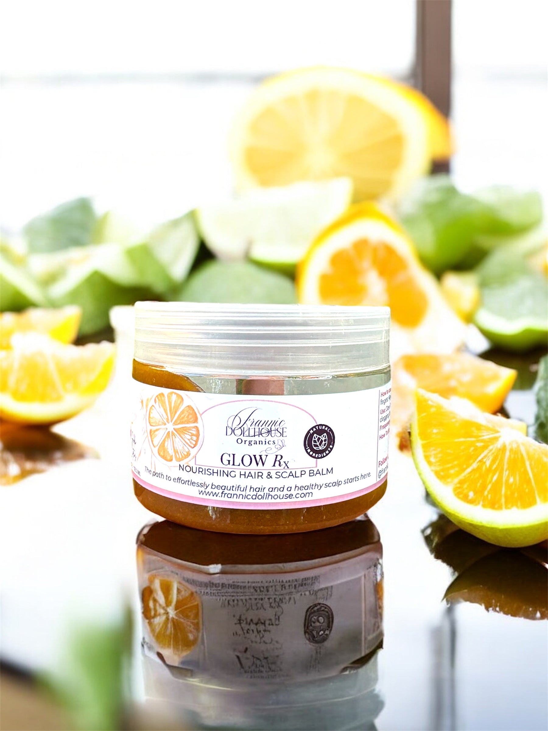 Glow Rx Nourishing Hair & Scalp Balm Intense - Golden Citrus image 0
