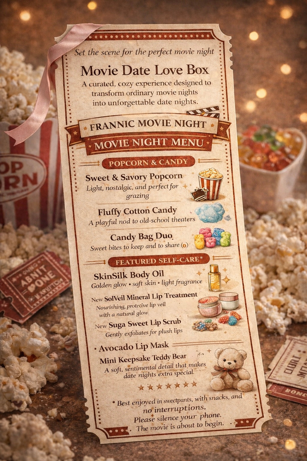 Movie Date Love Box